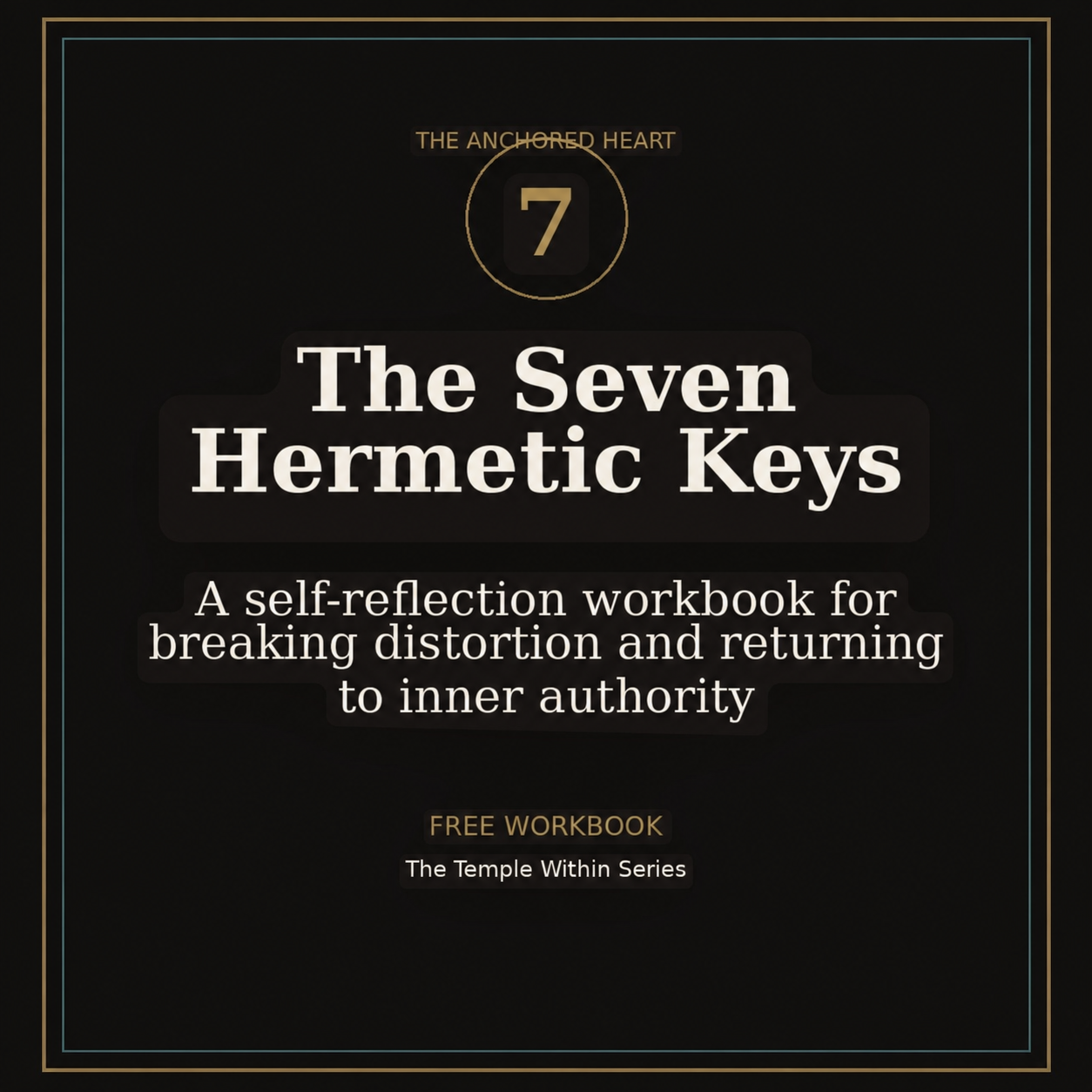 The Seven Hermetic Keys workbook cover